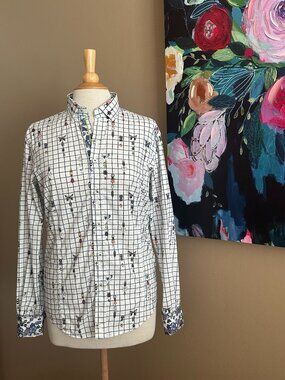 Statement Bug Print Shirt 🐞 Cotton M Unisex